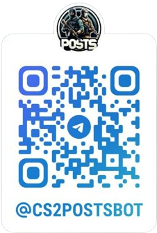 Scan to open CS2PostsBot on Telegram